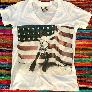 CHASER vintage rock & roll tee . size S/M